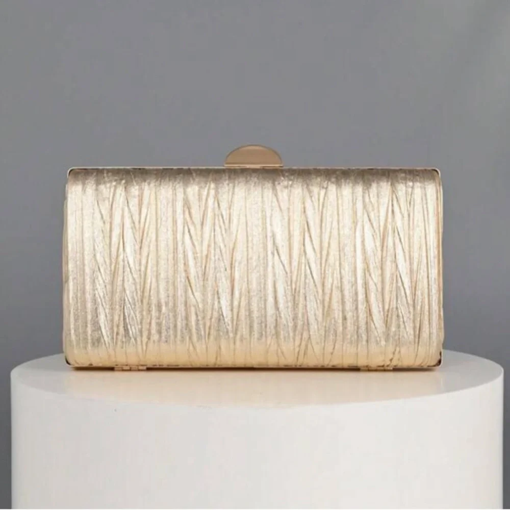 Elegant Gold Evening Clutch